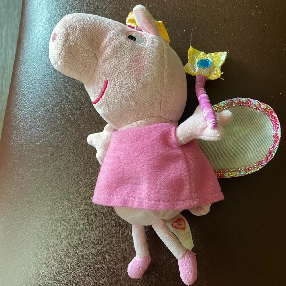 TY PRINCESS PEPPA FAIRY Plush Stuffed Animal